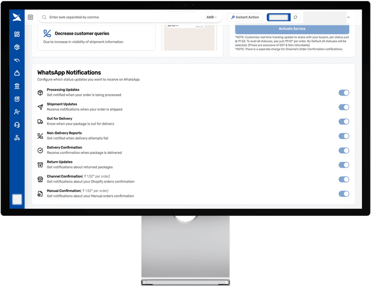 Order Dispatched Notification